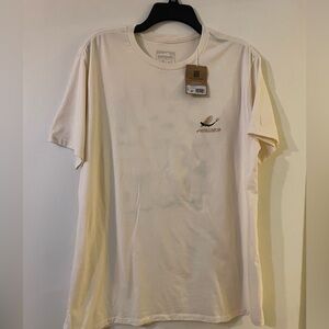 NWT Patagonia Buggy Off-White Men's Short Sleeve Tee Sz L
